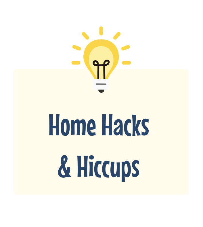 home hacks, orgaization